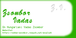 zsombor vadas business card